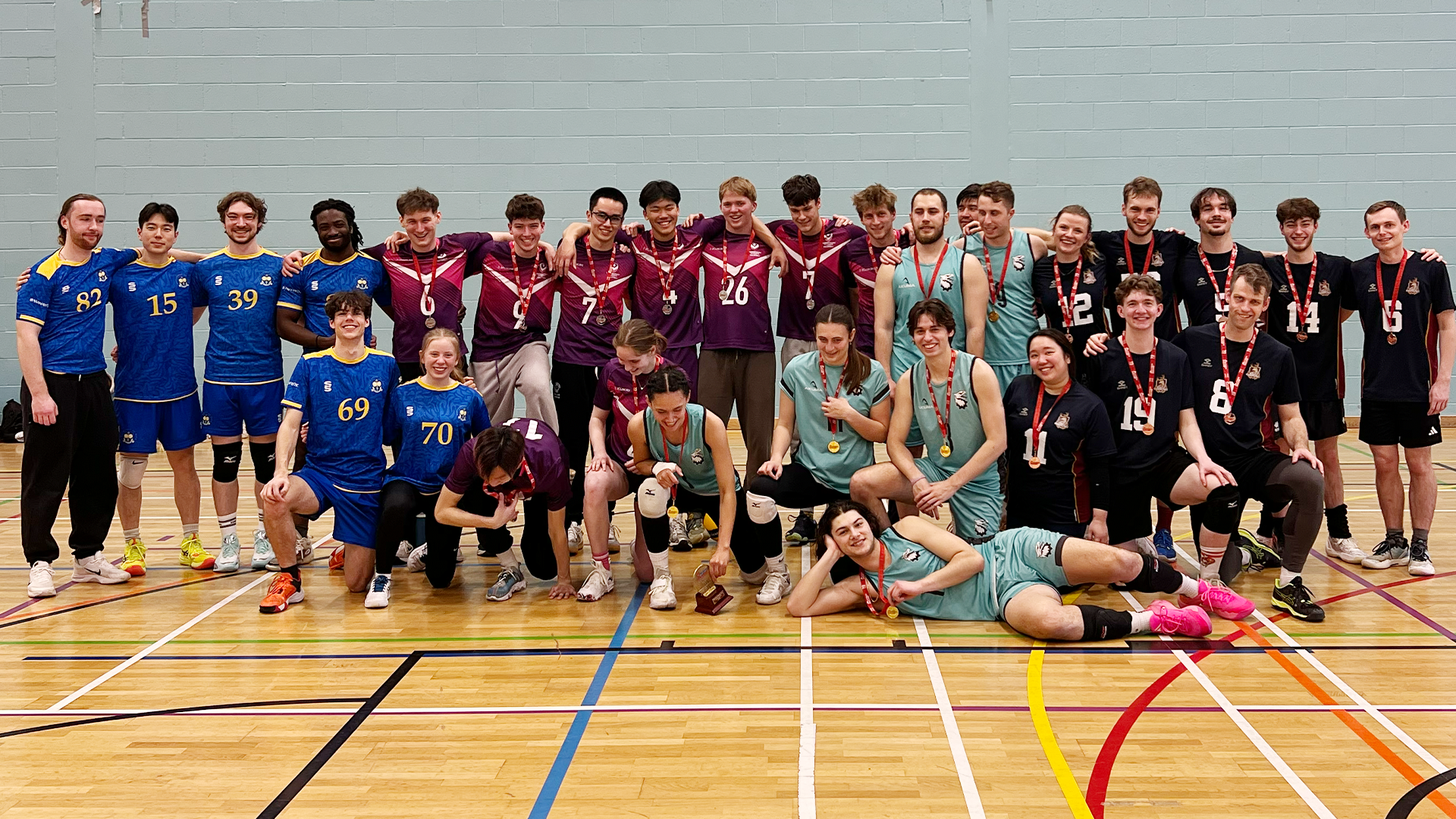 Student Sitting Cup all teams