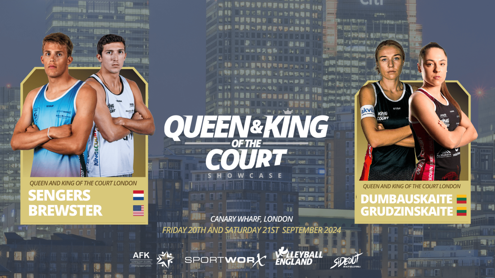 Sengers and Brewster, Dumbauskaite and Grudzinskaite added to QKOTC London Showcase entry list