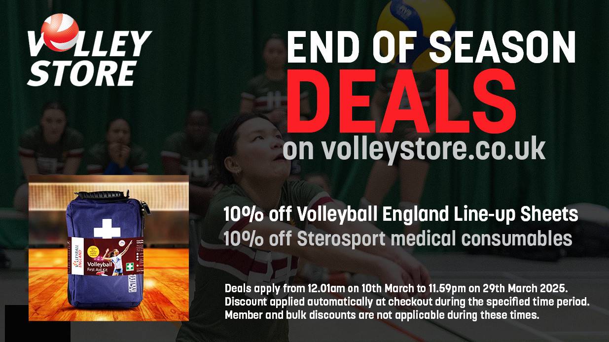 VolleyStore sales to mark change of seasons from indoor to beach