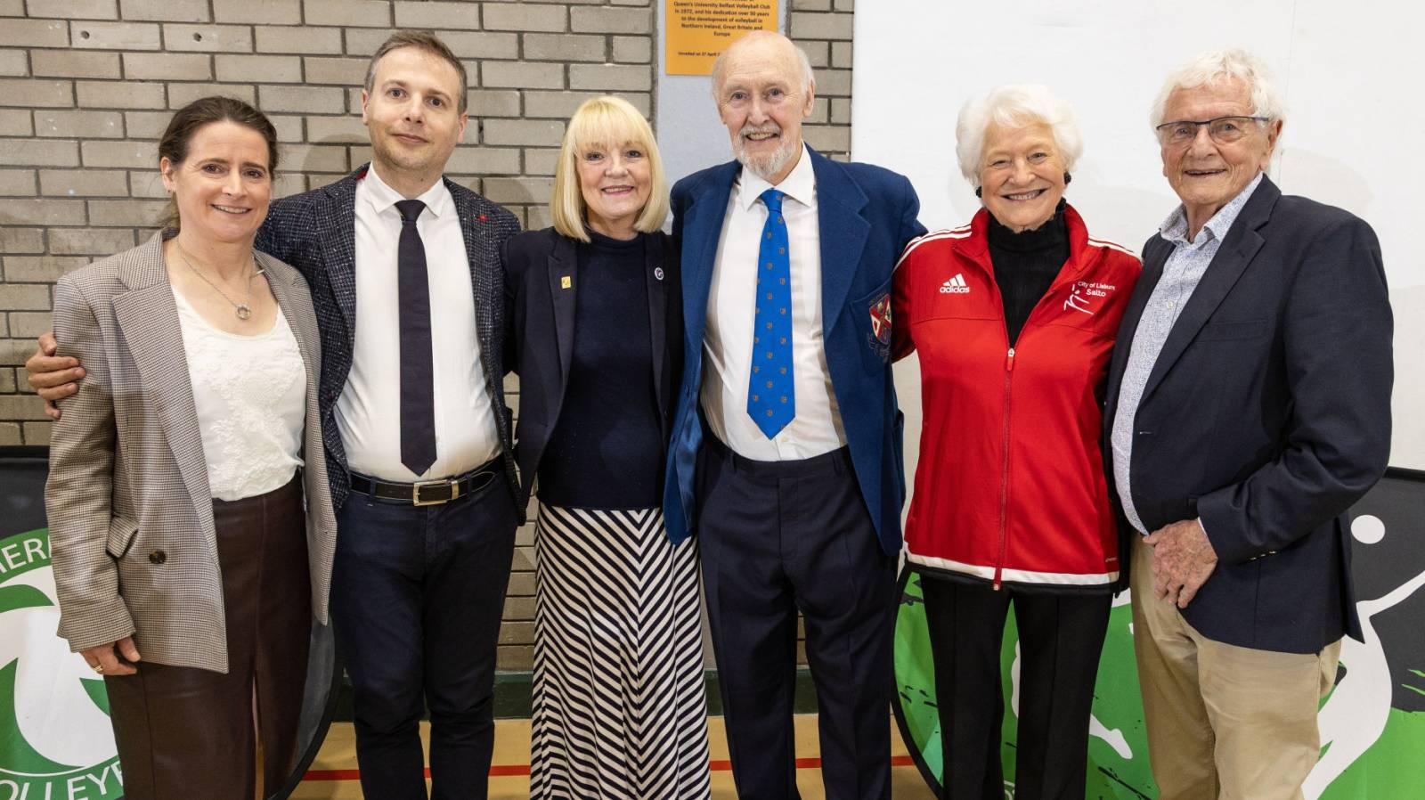  Callicott represents Volleyball England as Murphy is honoured in Northern Ireland