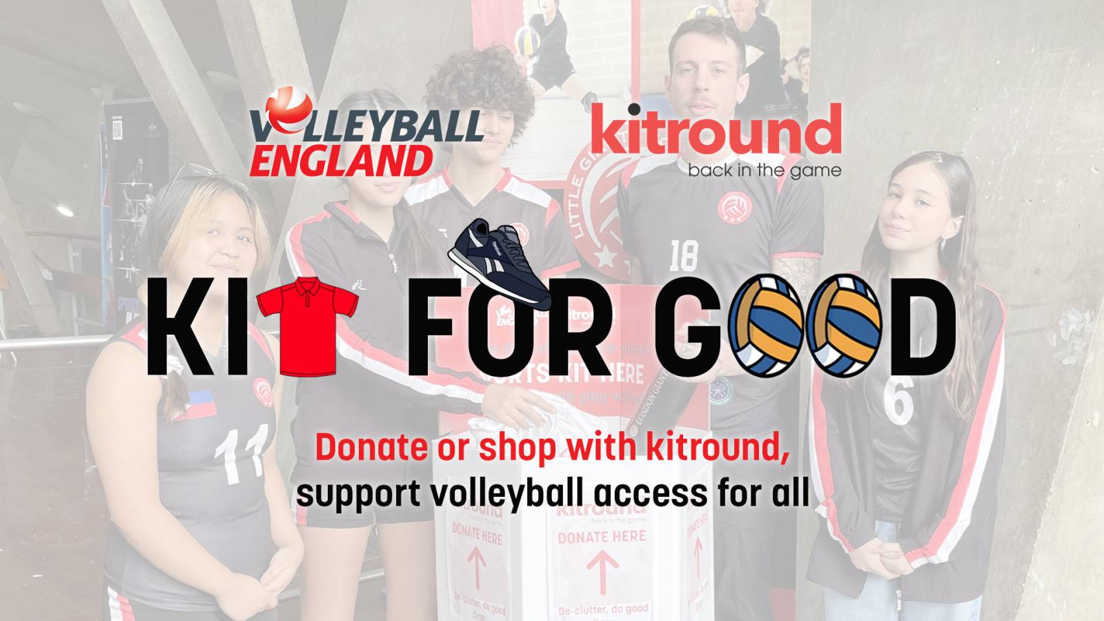 Donate pre-gamed kit to help other volleyballers thrive in new 2025-26 kitround campaign