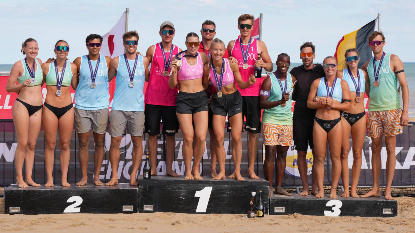 Beach Pro Tour Futures Bridlington day four round-up - Poland and Germany pairs take first golds 
