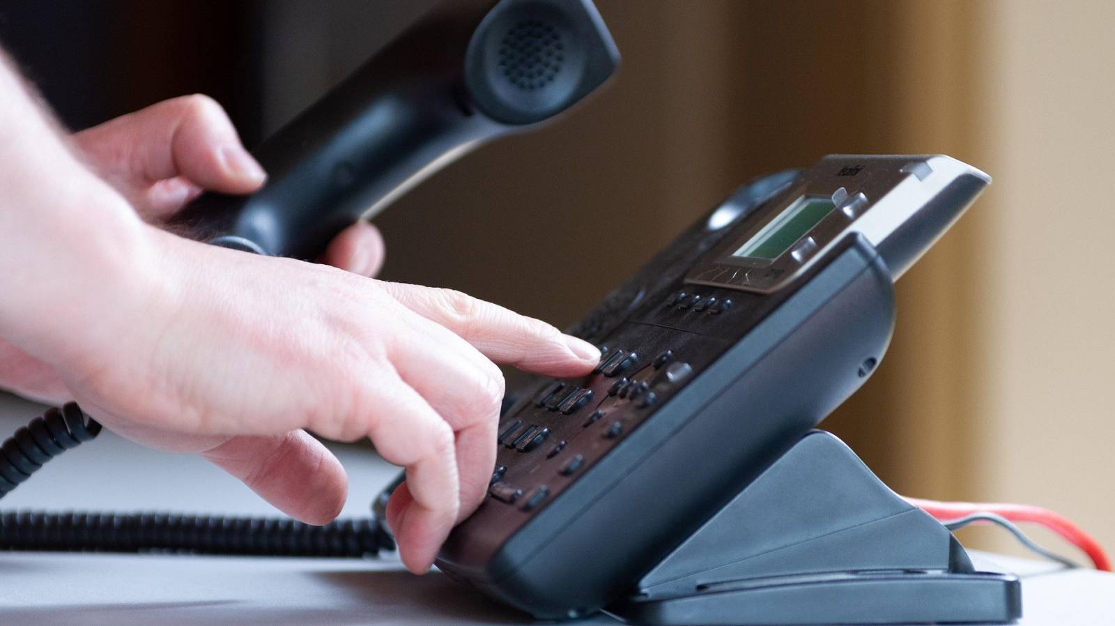 Telephone lines temporarily down on Tuesday 30th June