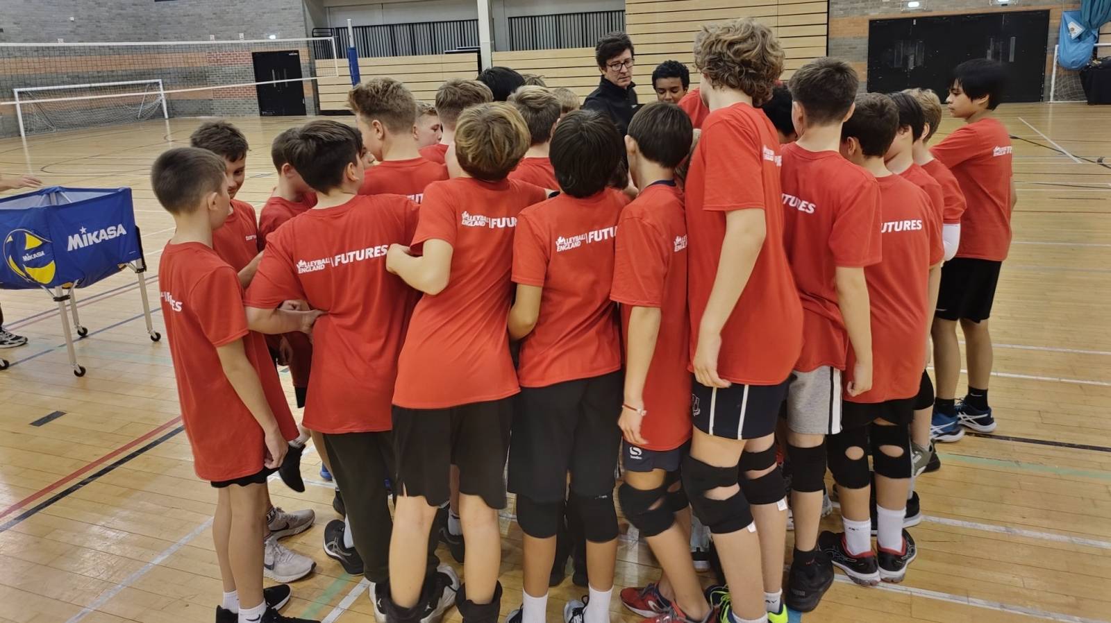 Young players can experience an England style camp at Volleyball Futures