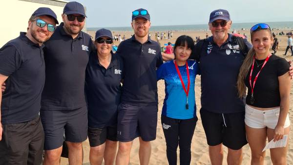 Beach officials secure new qualifications at Welsh tournament