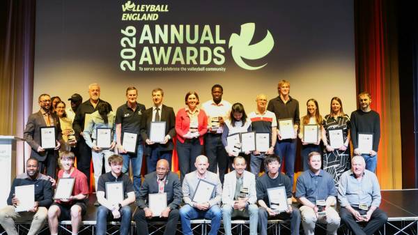 The best of volleyball celebrated at Annual Awards 2026 ceremony in Loughborough 