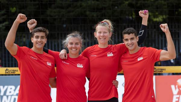 Team England Beach Volleyball pairs victorious at selection tournament