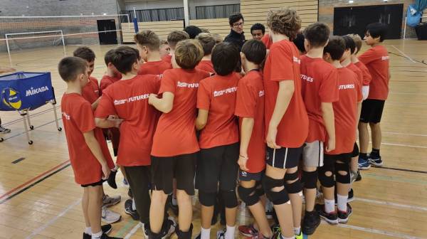 Young players can experience an England style camp at Volleyball Futures 