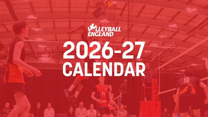 Volleyball England calendar for 2026-27 released