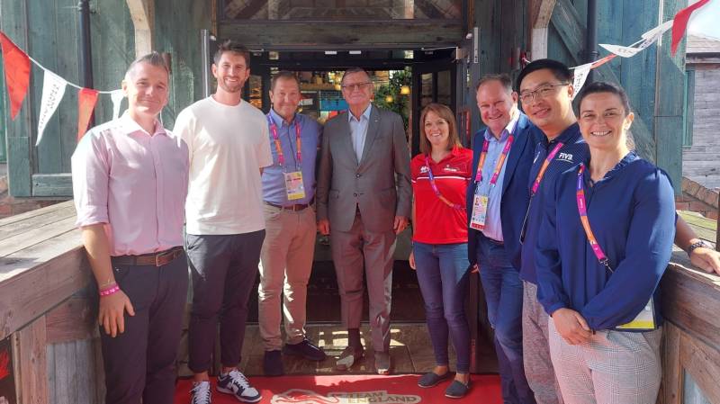 Special FIVB and CEV delegation attends Birmingham 2022 Commonwealth Games